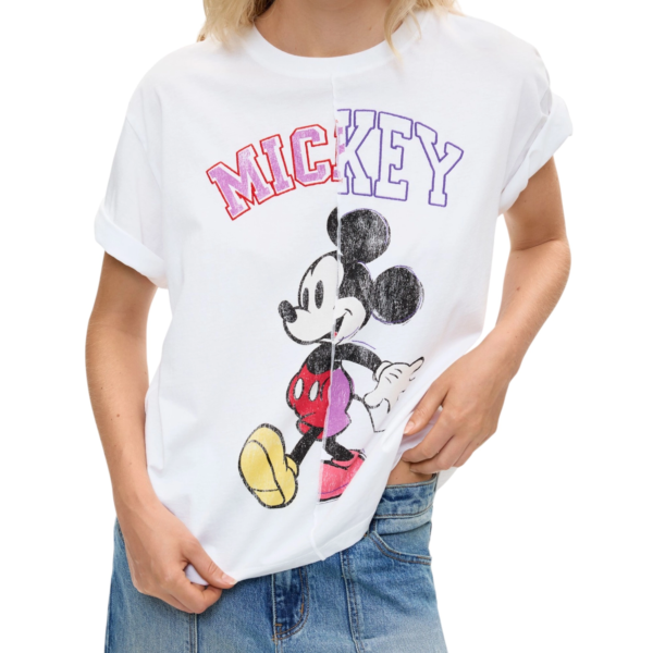 Desigual -Γυναικείο T-Shirt Migmickey 26WWTK59-1000 Λευκό 26WWTK59-1000
