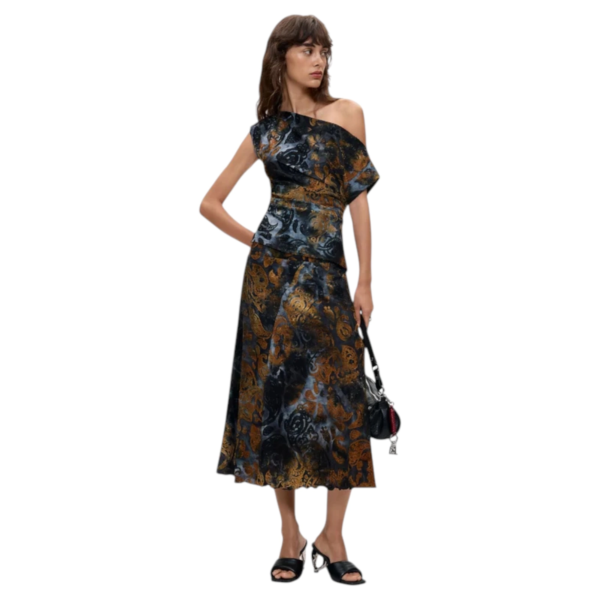 Desigual -Γυναικείο Ασύμμετρο Πλεκτό Τοπ Dublin 26WWTK27-5031 Πολύχρωμο 26WWTK27-5031