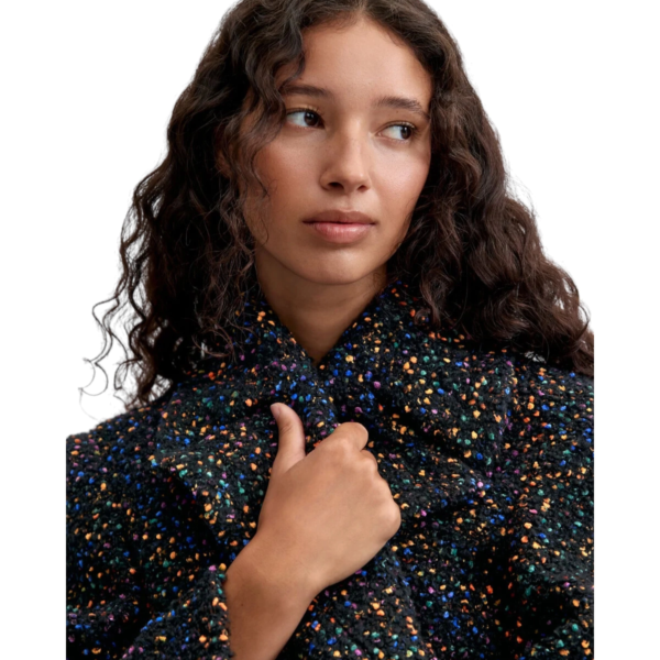 Desigual - Γυναικείο Ημίπαλτο Bottone 26WWEW21-2000 Μαύρο 26WWEW21-2000