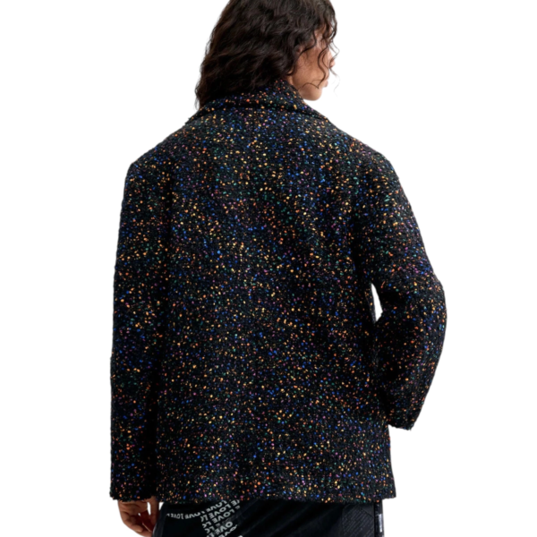 Desigual - Γυναικείο Ημίπαλτο Bottone 26WWEW21-2000 Μαύρο 26WWEW21-2000