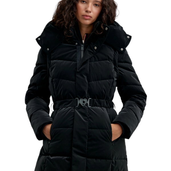 Desigual - Γυναικείο Μακρύ Καπιτονέ Μπουφάν Lindsay 26WWEW34-2000 Μαύρο 26WWEW34-2000