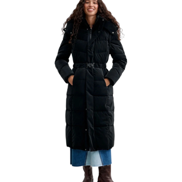 Desigual - Γυναικείο Μακρύ Καπιτονέ Μπουφάν Lindsay 26WWEW34-2000 Μαύρο
