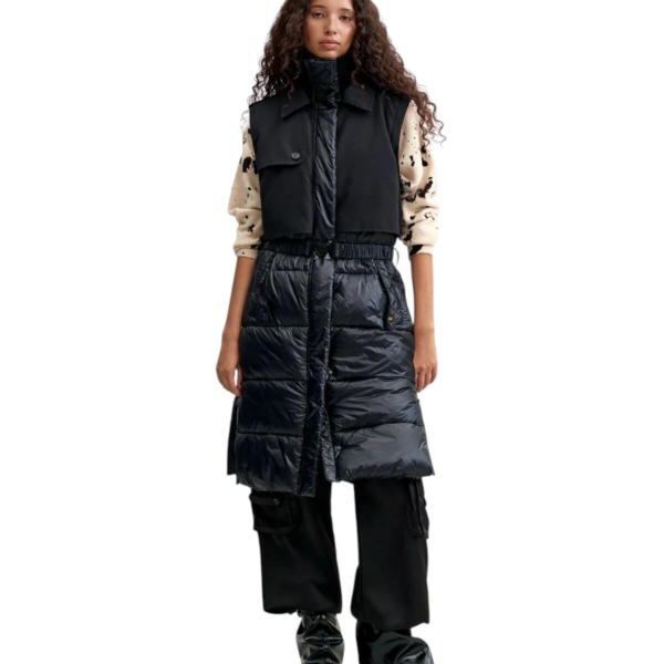 Desigual - Γυναικείο Μακρύ Μπουφάν Marina 26WWEW35-2000 Μαύρο 26WWEW35-2000