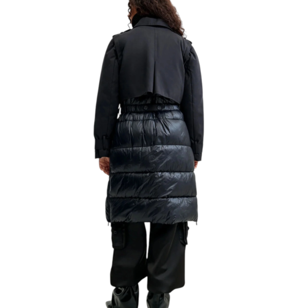 Desigual - Γυναικείο Μακρύ Μπουφάν Marina 26WWEW35-2000 Μαύρο 26WWEW35-2000