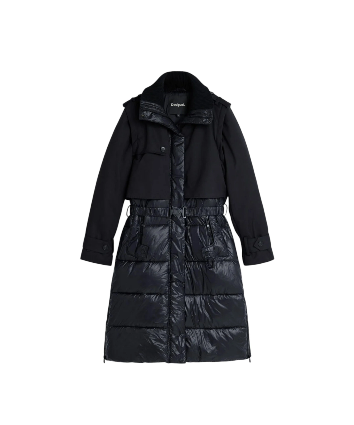 Desigual – Γυναικείο Μακρύ Μπουφάν Marina 26WWEW35-2000 Μαύρο (5) Desigual - Γυναικείο Μακρύ Μπουφάν Marina 26WWEW35-2000 Μαύρο 26WWEW35-2000