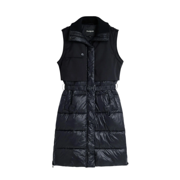 Desigual - Γυναικείο Μακρύ Μπουφάν Marina 26WWEW35-2000 Μαύρο 26WWEW35-2000