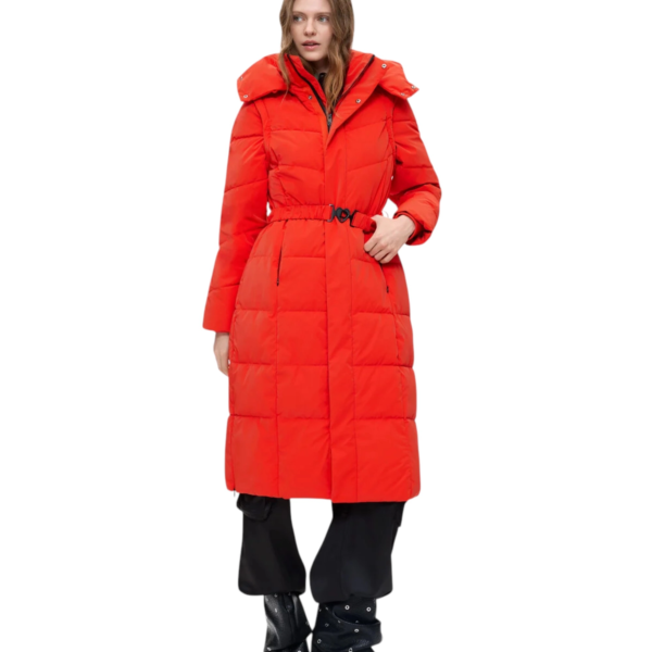 Desigual - Γυναικείο Μακρύ Φουσκωτό Μπουφάν Miltien 26WWEW52-7002 Πορτοκαλί