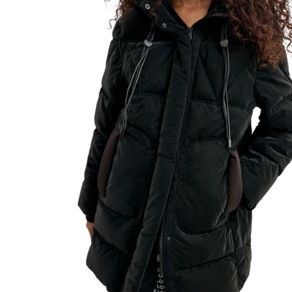 Desigual - Γυναικείο Μακρύ Φουσκωτό Μπουφάν Priscilla 26WWEW54-2000 Μαύρο 26WWEW54-2000