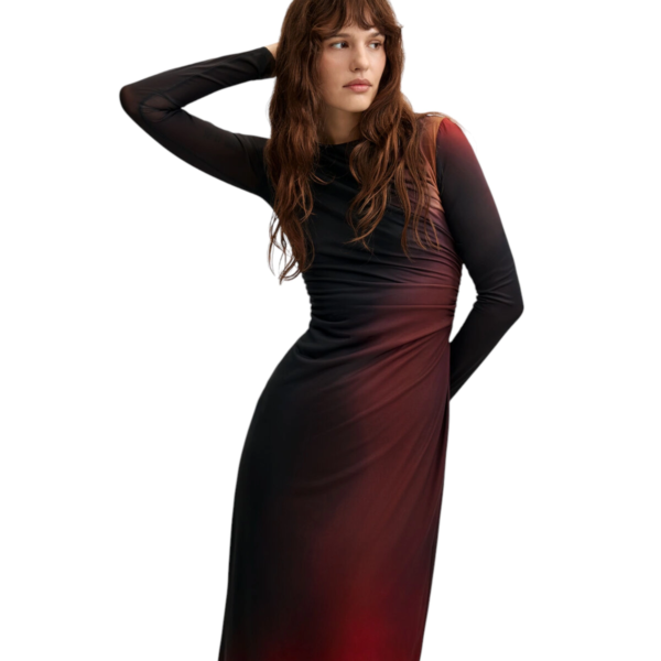 Desigual - Γυναικείο Μακρύ Φόρεμα Τούλι Berlin 26WWVK16-2000 Πολύχρωμο 26WWVK16-2000