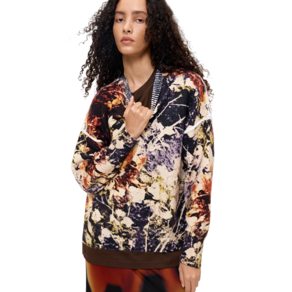 Desigual - Γυναικείο Πλεκτό Πουλόβερ Camouflage 26WWJF42-8018 Πολύχρωμο