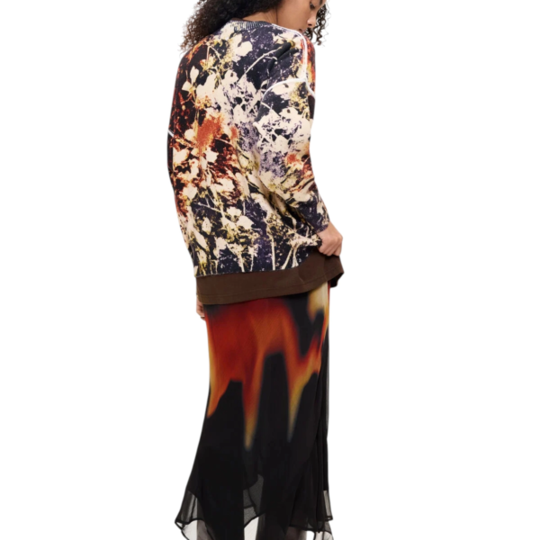 Desigual - Γυναικείο Πλεκτό Πουλόβερ Camouflage 26WWJF42-8018 Πολύχρωμο 26WWJF42-8018