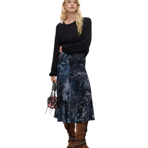Desigual - Γυναικείο Πλεκτό Φόρεμα Dubrovnik 26WWVK47-5030 Μαύρο