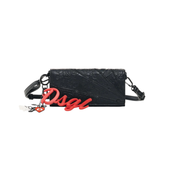 Desigual - Γυναικείο Πορτοφόλι / Τσαντάκι Mone All Mickey Julia 26WAYP21-2000 Μαύρο