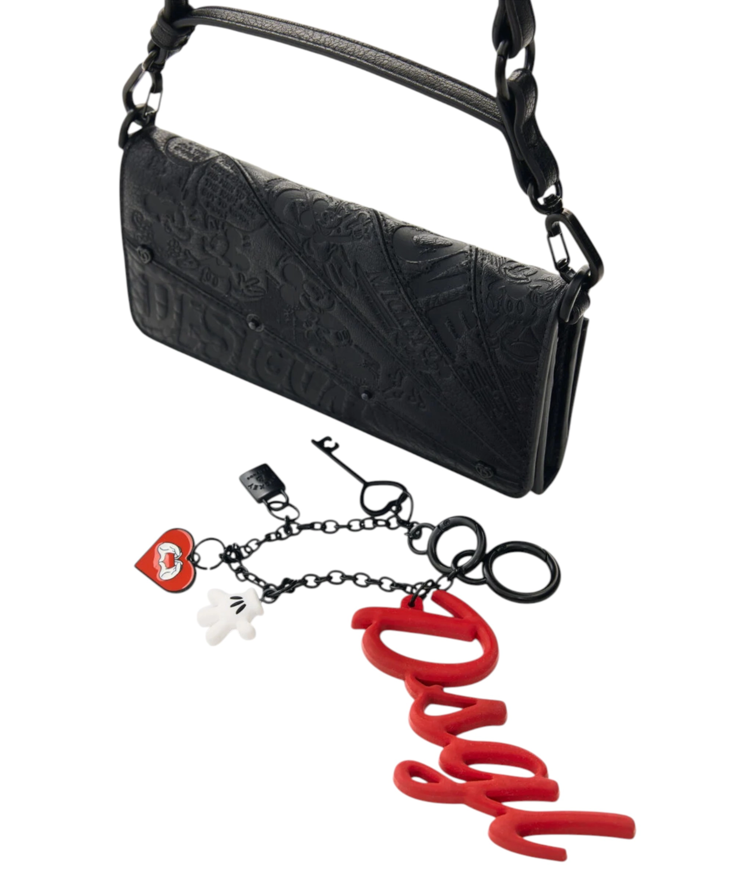 Desigual – Γυναικείο Πορτοφόλι Τσαντάκι Mone All Mickey Julia 26WAYP21-2000 Μαύρο (5) Desigual - Γυναικείο Πορτοφόλι / Τσαντάκι Mone All Mickey Julia 26WAYP21-2000 Μαύρο 26WAYP21-2000
