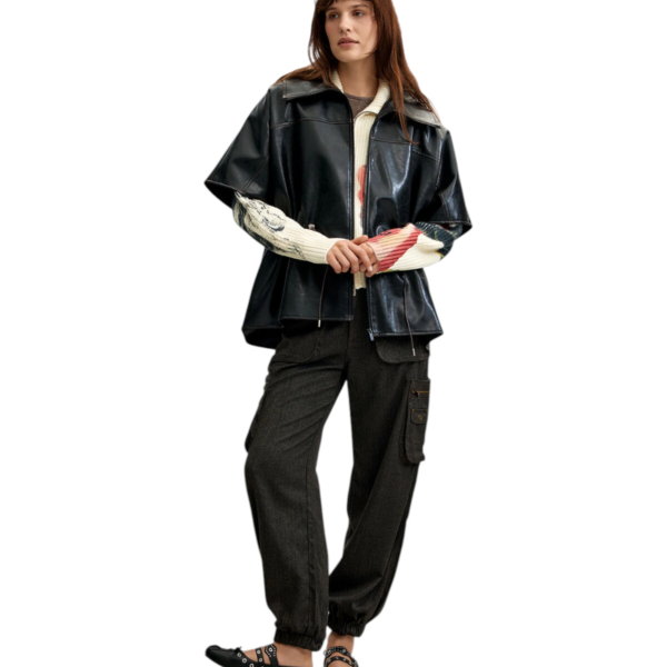 Desigual - Γυναικείο Πόντσο Richmond 26WAIP02-2000 Μαύρο 26WAIP02-2000