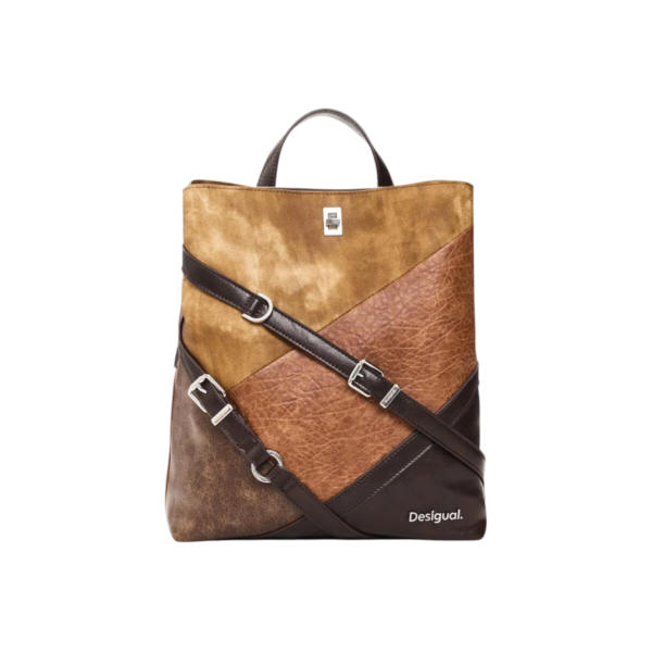 Desigual - Γυναικείο Σακίδιο Πλάτης Aurea Sumy Straight 26WAKP31-6009 Καφέ