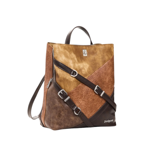 Desigual - Γυναικείο Σακίδιο Πλάτης Aurea Sumy Straight 26WAKP31-6009 Καφέ 26WAKP31-6009