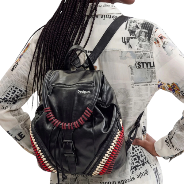Desigual - Γυναικείο Σακίδιο Πλάτης Sonique Tula Mini 26WAKP01-2000 Μαύρο 26WAKP01-2000