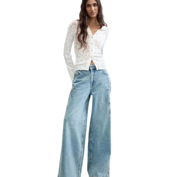 Desigual - Γυναικείο Τζιν Παντελόνι Fairy 26WWDD24-5007 Μπλε Ανοιχτό 26WWDD24-5007