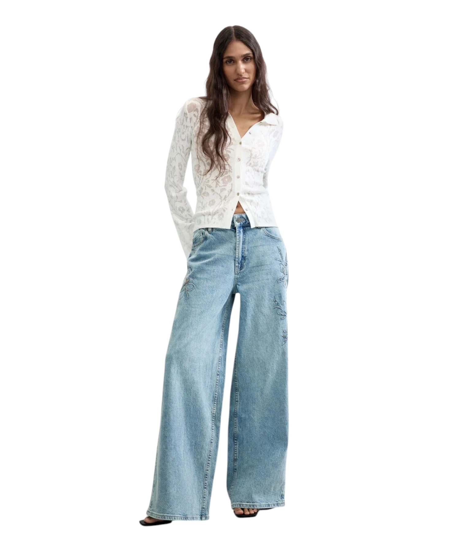 Desigual – Γυναικείο Τζιν Παντελόνι Fairy 26WWDD24-5007 Μπλε Ανοιχτό (1) Desigual - Γυναικείο Τζιν Παντελόνι Fairy 26WWDD24-5007 Μπλε Ανοιχτό 26WWDD24-5007