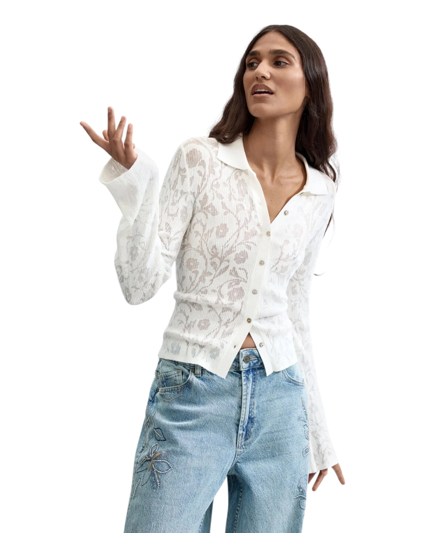 Desigual – Γυναικείο Τζιν Παντελόνι Fairy 26WWDD24-5007 Μπλε Ανοιχτό (3) Desigual - Γυναικείο Τζιν Παντελόνι Fairy 26WWDD24-5007 Μπλε Ανοιχτό 26WWDD24-5007