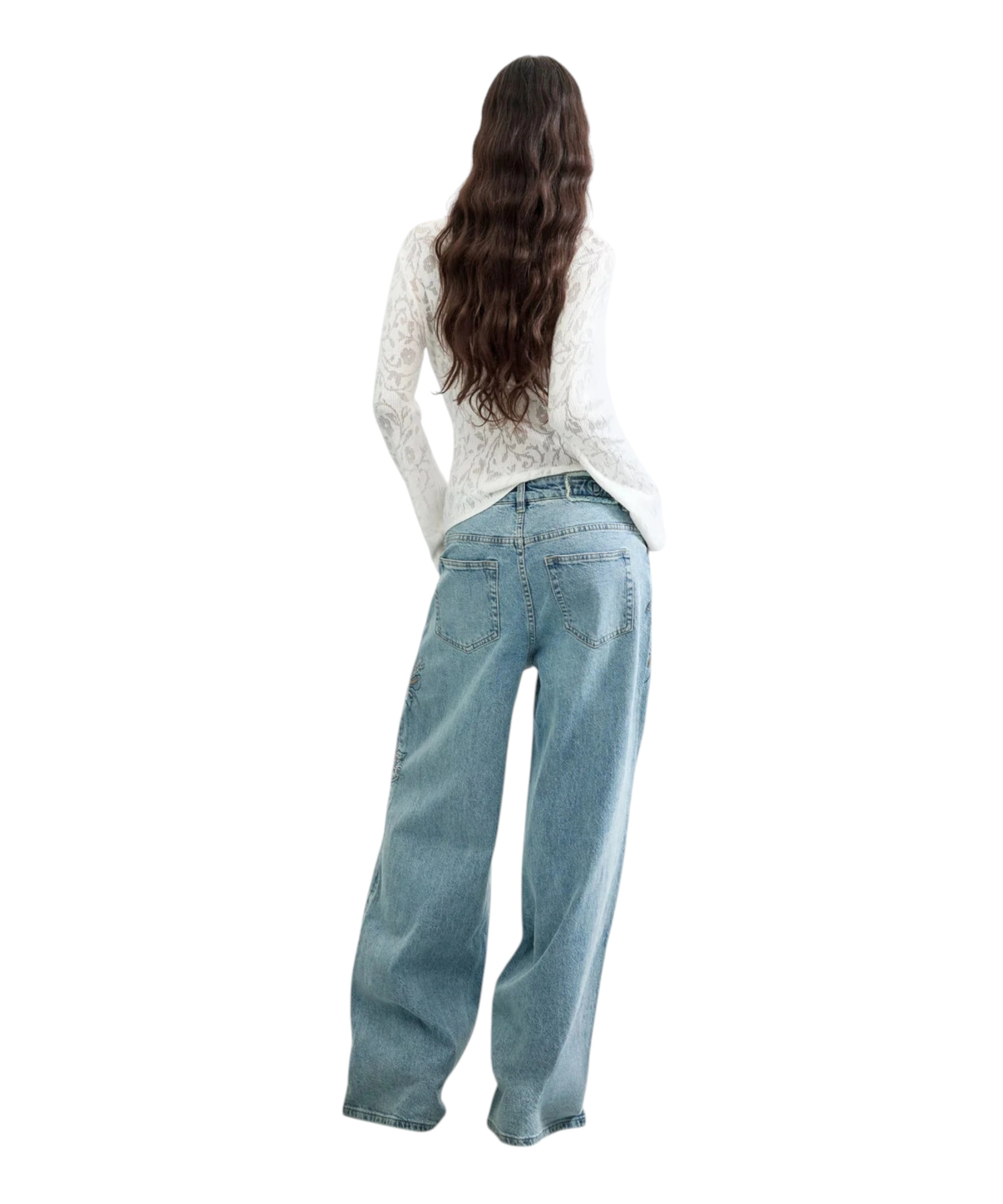 Desigual – Γυναικείο Τζιν Παντελόνι Fairy 26WWDD24-5007 Μπλε Ανοιχτό (4) Desigual - Γυναικείο Τζιν Παντελόνι Fairy 26WWDD24-5007 Μπλε Ανοιχτό 26WWDD24-5007