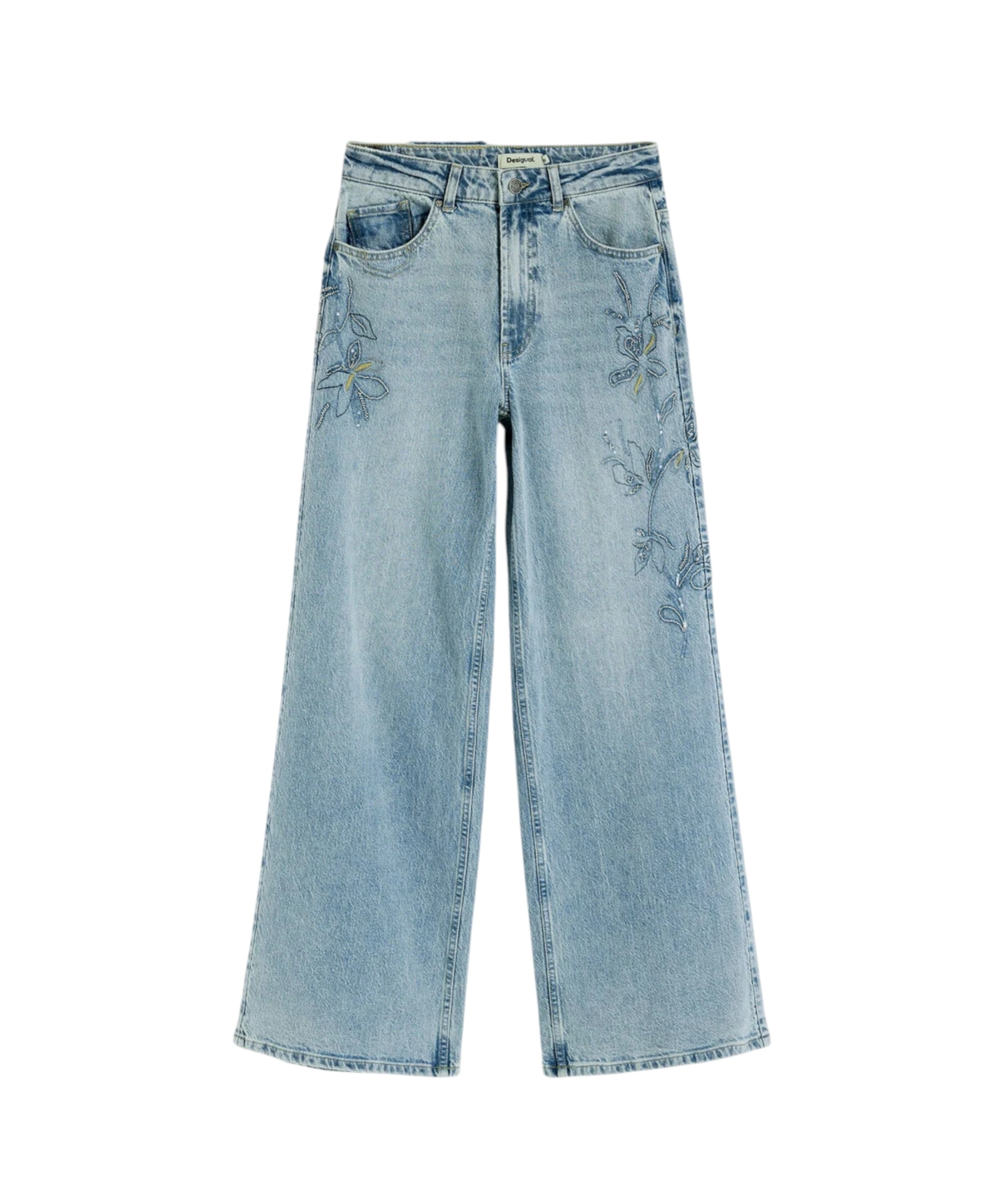 Desigual – Γυναικείο Τζιν Παντελόνι Fairy 26WWDD24-5007 Μπλε Ανοιχτό (6) Desigual - Γυναικείο Τζιν Παντελόνι Fairy 26WWDD24-5007 Μπλε Ανοιχτό 26WWDD24-5007