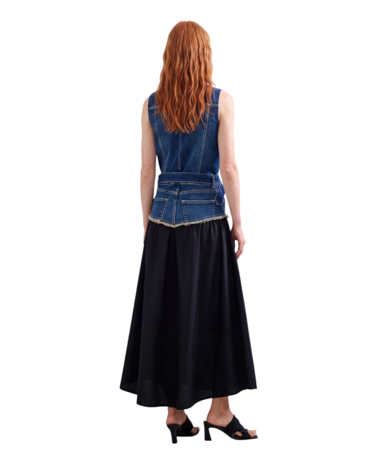 Desigual – Γυναικείο Τζιν Παντελόνι Gigi 26WWVD03-5053 ΜπλεΜαύρο (4) Desigual - Γυναικείο Φόρεμα Denim Χωρίς Μανίκια Gigi 26WWVD03-5053 Μπλε/Μαύρο 26WWVD03-5053