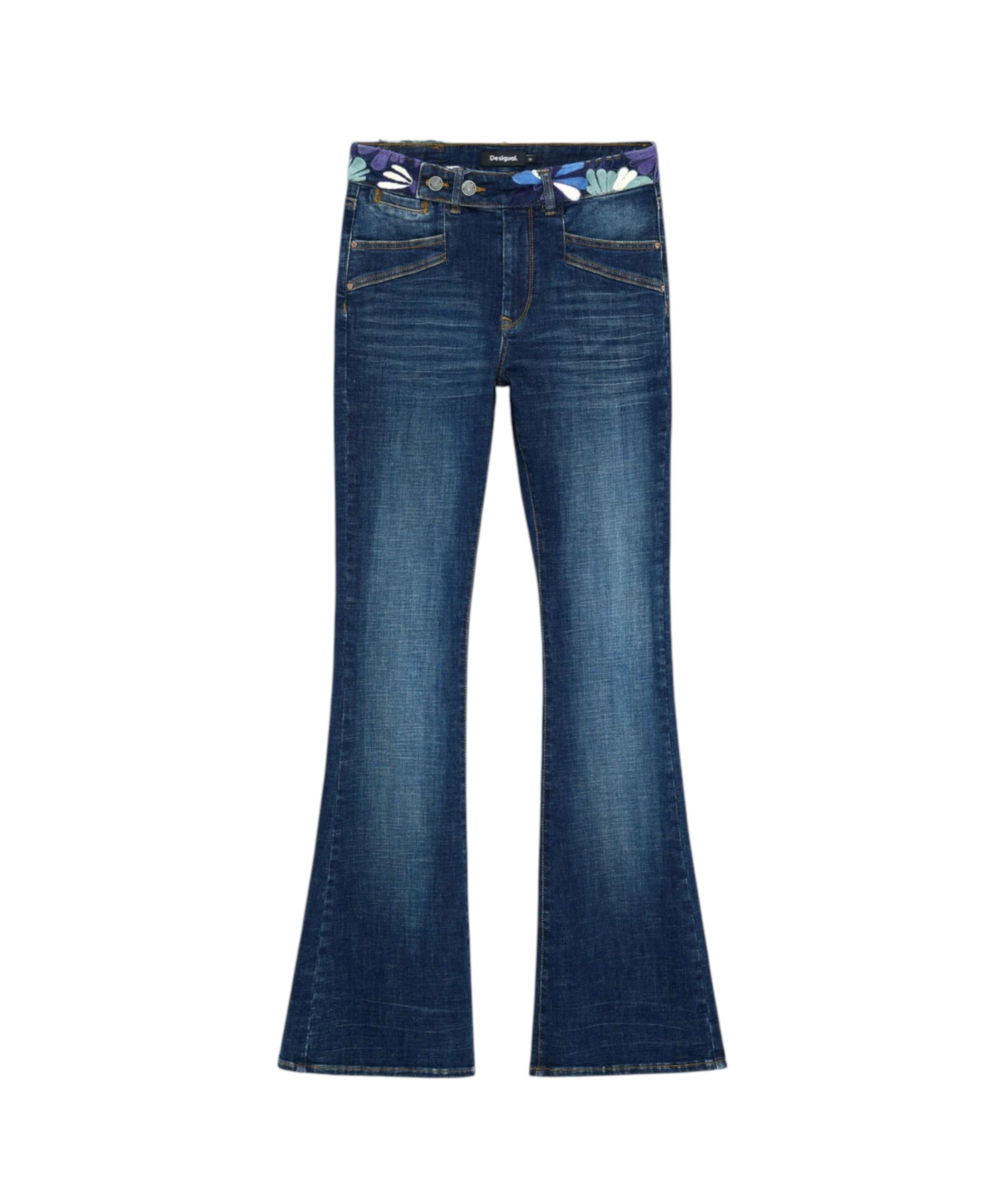 Desigual – Γυναικείο Τζιν Παντελόνι Hipbelt 26WWDD21-5053 Μπλε (7) Desigual - Γυναικείο Τζιν Παντελόνι Hipbelt 26WWDD21-5053 Μπλε 26WWDD21-5053