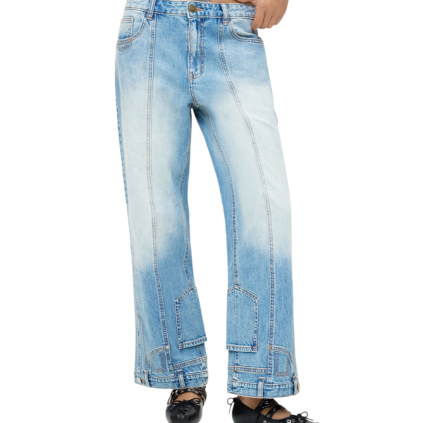 Desigual - Γυναικείο Τζιν Παντελόνι Invert 26WWDD17-5053 Γαλάζιο