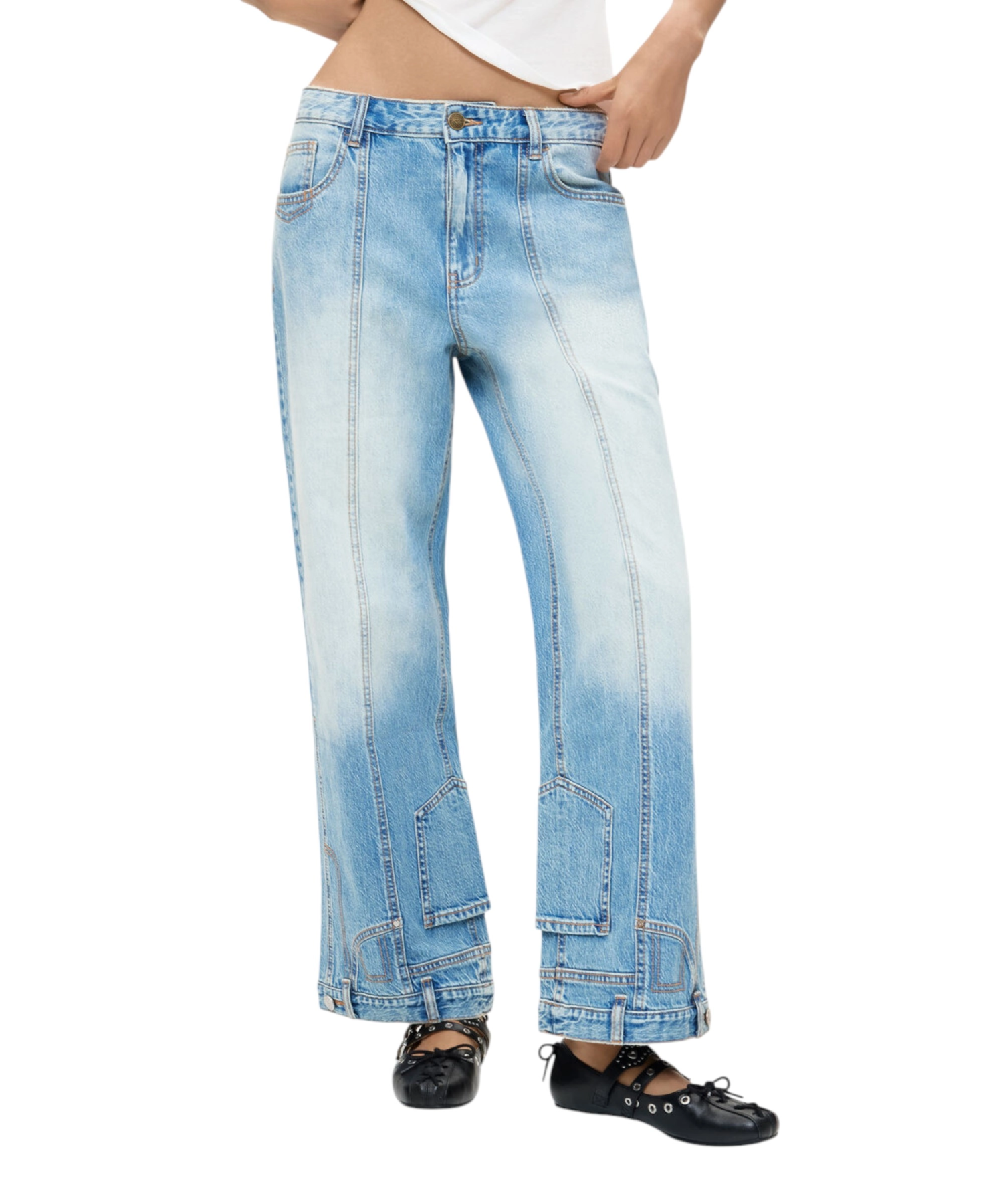 Desigual - Γυναικείο Τζιν Παντελόνι Invert 26WWDD17-5053 Γαλάζιο (2) Desigual - Γυναικείο Τζιν Παντελόνι Invert 26WWDD17-5053 Γαλάζιο 26WWDD17-5053