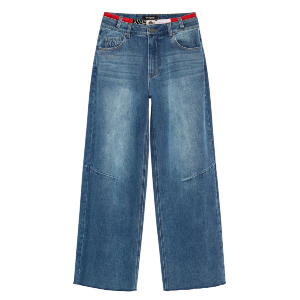 Desigual - Γυναικείο Τζιν Παντελόνι Jeans Belt 26WWDD12-5008 Μπλε 26WWDD12-5008