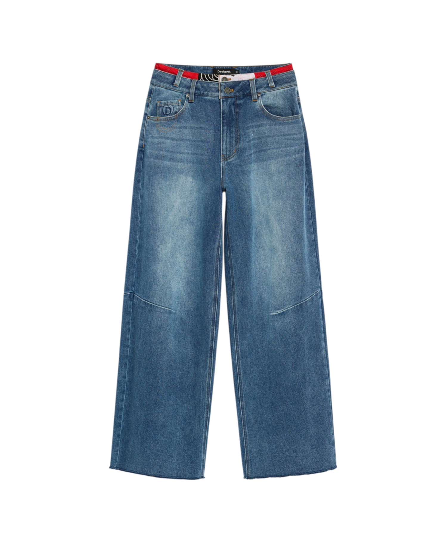 Desigual – Γυναικείο Τζιν Παντελόνι Jeans Belt 26WWDD12-5008 Μπλε (6) Desigual - Γυναικείο Τζιν Παντελόνι Jeans Belt 26WWDD12-5008 Μπλε 26WWDD12-5008