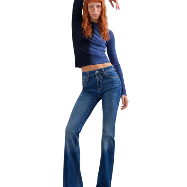 Desigual - Γυναικείο Τζιν Παντελόνι Jeans Lindsay 26WWDD18-5008 Μπλε