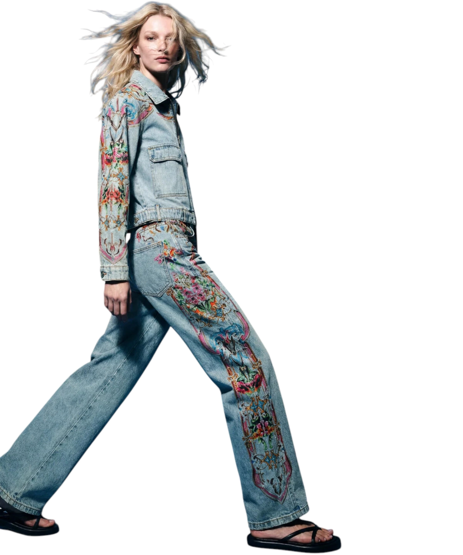 Desigual – Γυναικείο Τζιν Παντελόνι Versalles 26WWDD13-5007 Μπλε Ανοιχτό (1) Desigual - Γυναικείο Τζιν Παντελόνι Versalles 26WWDD13-5007 Μπλε Ανοιχτό 26WWDD13-5007