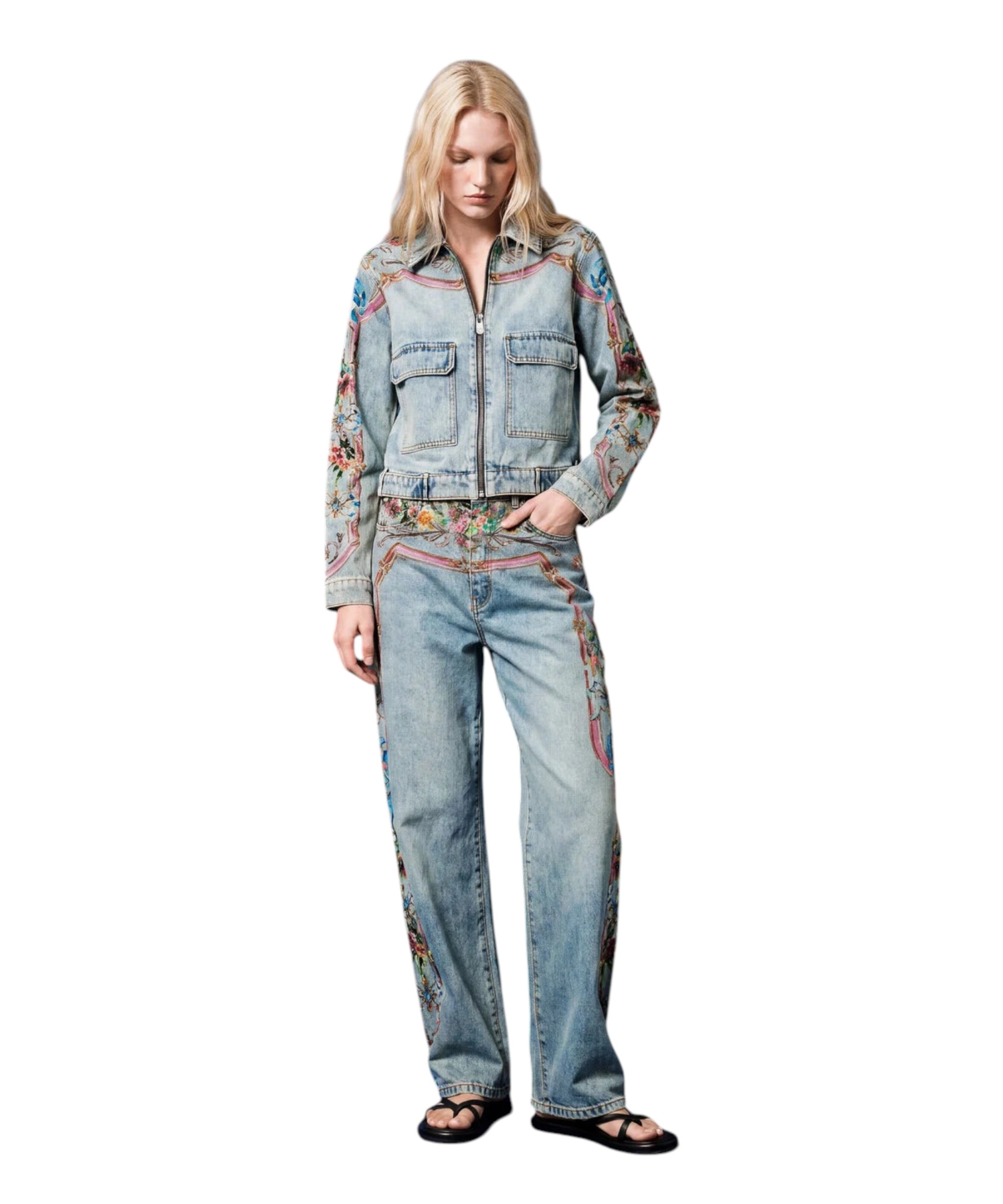Desigual - Γυναικείο Τζιν Παντελόνι Versalles 26WWDD13-5007 Μπλε Ανοιχτό (2) Desigual - Γυναικείο Τζιν Παντελόνι Versalles 26WWDD13-5007 Μπλε Ανοιχτό 26WWDD13-5007