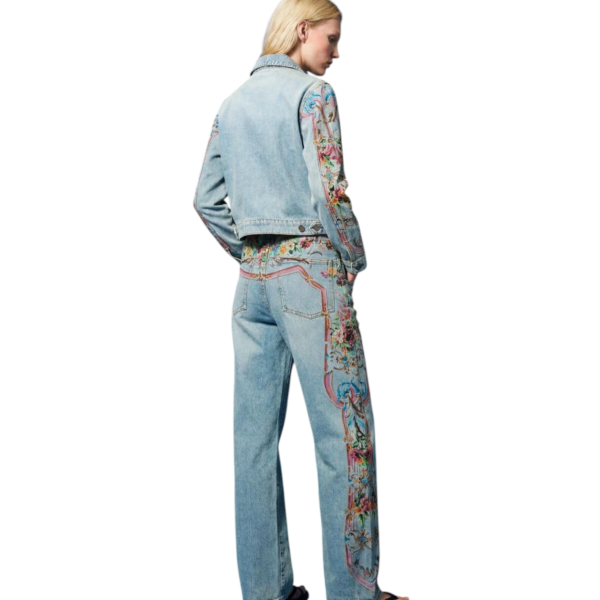 Desigual - Γυναικείο Τζιν Παντελόνι Versalles 26WWDD13-5007 Μπλε Ανοιχτό 26WWDD13-5007