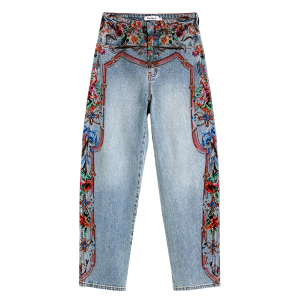 Desigual - Γυναικείο Τζιν Παντελόνι Versalles 26WWDD13-5007 Μπλε Ανοιχτό 26WWDD13-5007