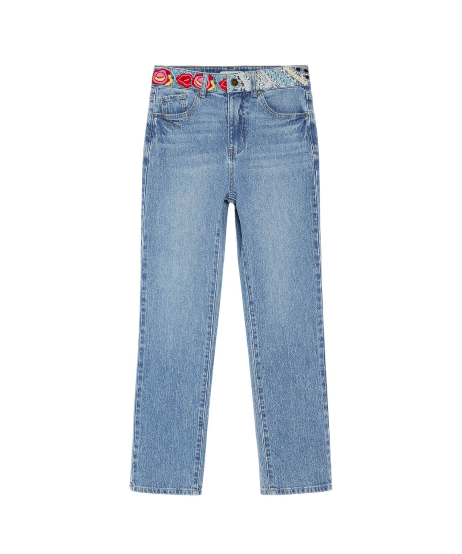 Desigual – Γυναικείο Τζιν Παντελόνι Woodstock 26WWDD06-5053 Μπλε Ανοιχτό (7) Desigual - Γυναικείο Τζιν Παντελόνι Woodstock 26WWDD06-5053 Μπλε Ανοιχτό 26WWDD06-5053