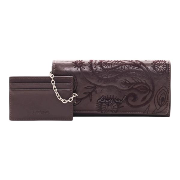 Desigual - Γυναικείο πορτοφόλι Siroco Marina 26WAYP26-3006 Καφέ