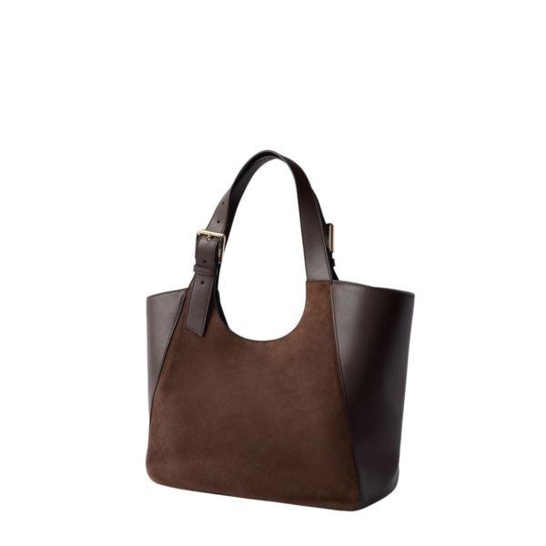 Furla - Γυναικεία Δερμάτινη Τσάντα Ώμου/Χειρός Dora M Tote WB02012-BX4018-3244S Καφέ WB02012-BX4018-3244S