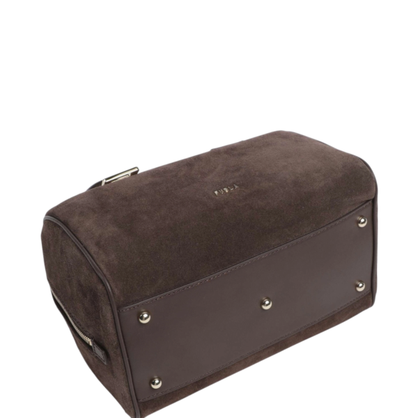Furla - Γυναικεία Δερμάτινη Τσάντα Ώμου/Χειρός Olivia M Boston WB02148-BX4018-3244S Καφέ WB02148-BX4018-3244S