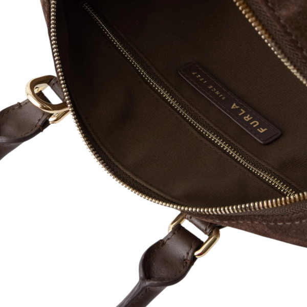 Furla - Γυναικεία Δερμάτινη Τσάντα Ώμου/Χειρός Olivia M Boston WB02148-BX4018-3244S Καφέ WB02148-BX4018-3244S