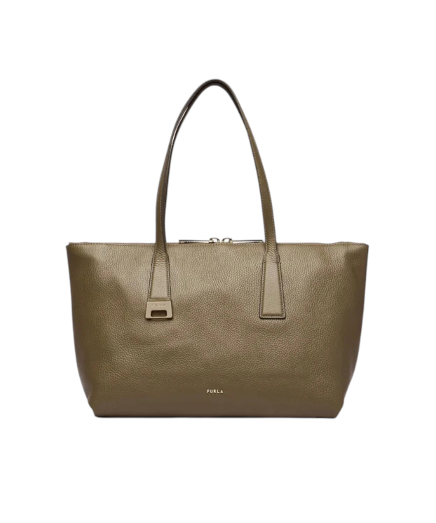 Furla - Γυναικεία Δερμάτινη Τσάντα ΏμουΧειρός Olivia M Tote WB01977-HSF000-4903S ΛαδίΓκρι (1) Furla - Γυναικεία Δερμάτινη Τσάντα Ώμου/Χειρός Olivia M Tote WB01977-HSF000-4903S Λαδί/Γκρι WB01977-HSF000-4903S
