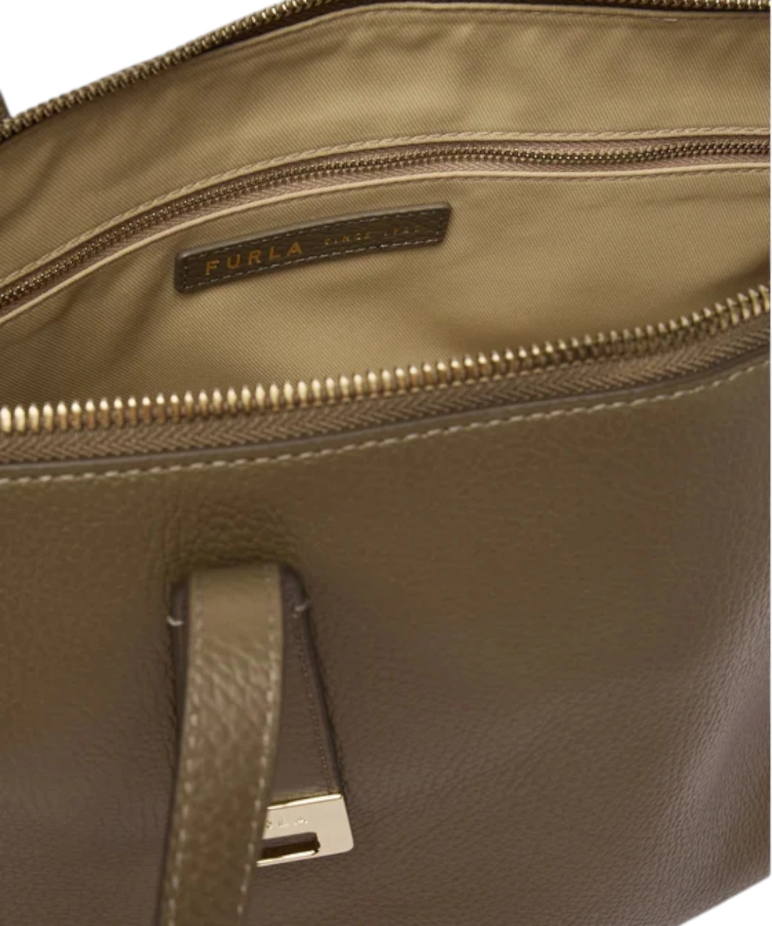 Furla – Γυναικεία Δερμάτινη Τσάντα ΏμουΧειρός Olivia M Tote WB01977-HSF000-4903S ΛαδίΓκρι (4) Furla - Γυναικεία Δερμάτινη Τσάντα Ώμου/Χειρός Olivia M Tote WB01977-HSF000-4903S Λαδί/Γκρι WB01977-HSF000-4903S