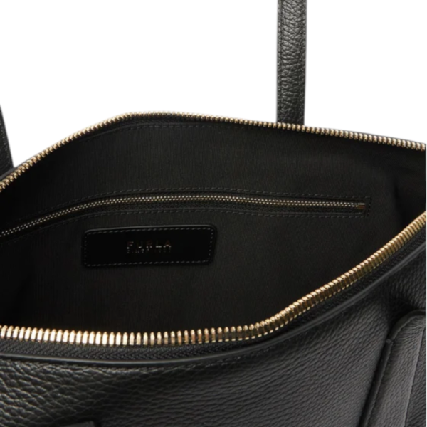 Furla - Γυναικεία Δερμάτινη Τσάντα Ώμου/Χειρός Olivia M Tote WB01977-HSF000-O6000 Μαύρο WB01977-HSF000-O6000