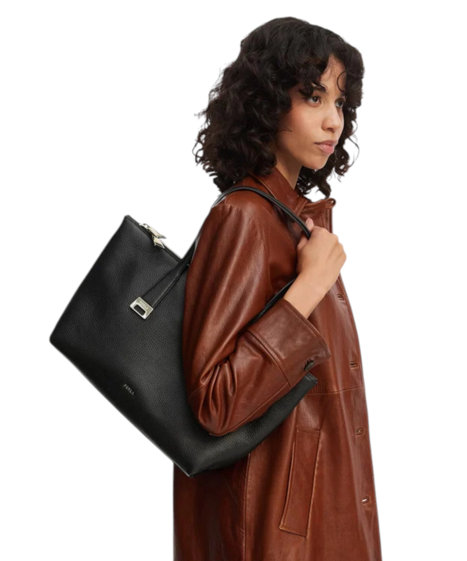 Furla – Γυναικεία Δερμάτινη Τσάντα ΏμουΧειρός Olivia M Tote WB01977-HSF000-O6000 Μαύρο (6) Furla - Γυναικεία Δερμάτινη Τσάντα Ώμου/Χειρός Olivia M Tote WB01977-HSF000-O6000 Μαύρο WB01977-HSF000-O6000