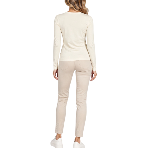 Guess - Γυναικεία Μακρυμάνικη Μπλούζα W6BI57K7387-G012 Μπεζ W6BI57K7387-G012