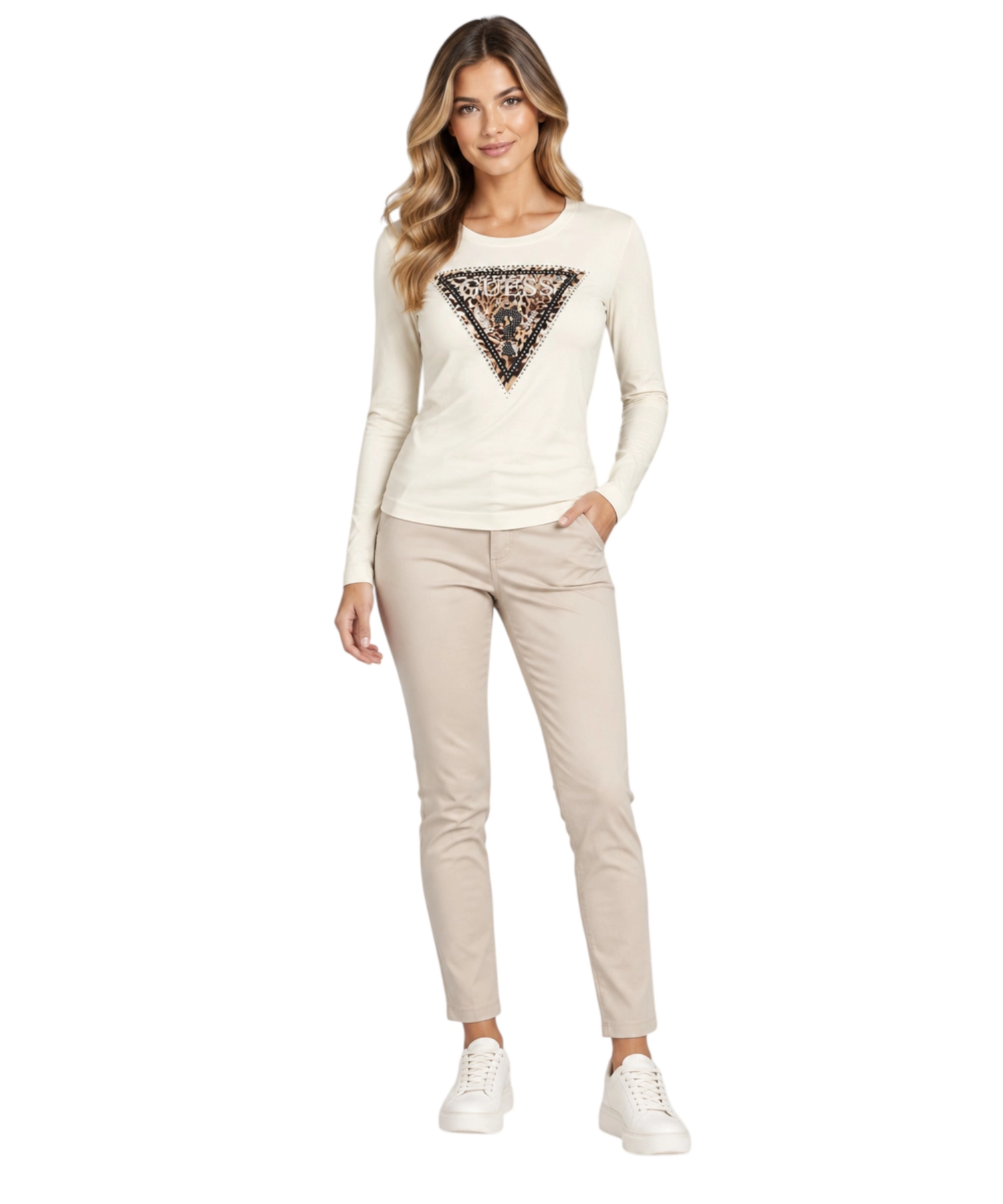 Guess – Γυναικεία Μακρυμάνικη Μπλούζα W6BI57K7387-G012 Μπεζ (3) Guess - Γυναικεία Μακρυμάνικη Μπλούζα W6BI57K7387-G012 Μπεζ W6BI57K7387-G012