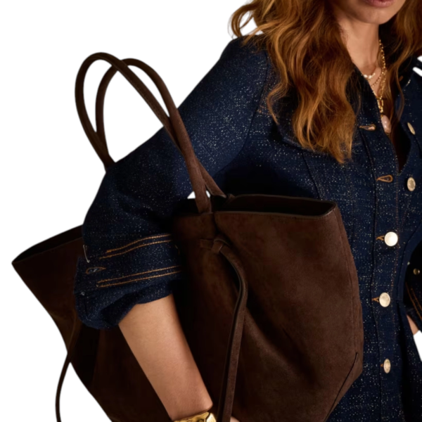 Guess - Γυναικεία Τσάντα Ώμου Emelie Logo HWSG2237230-ESP Σκούρο Καφέ HWSG2237230-ESP